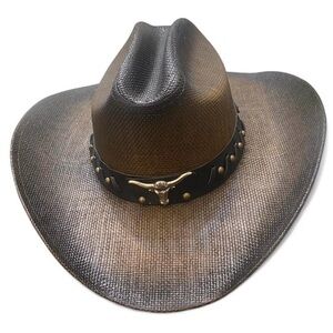 FLUFFY SENSE Unisex Cowboy Hat – Cattleman Style